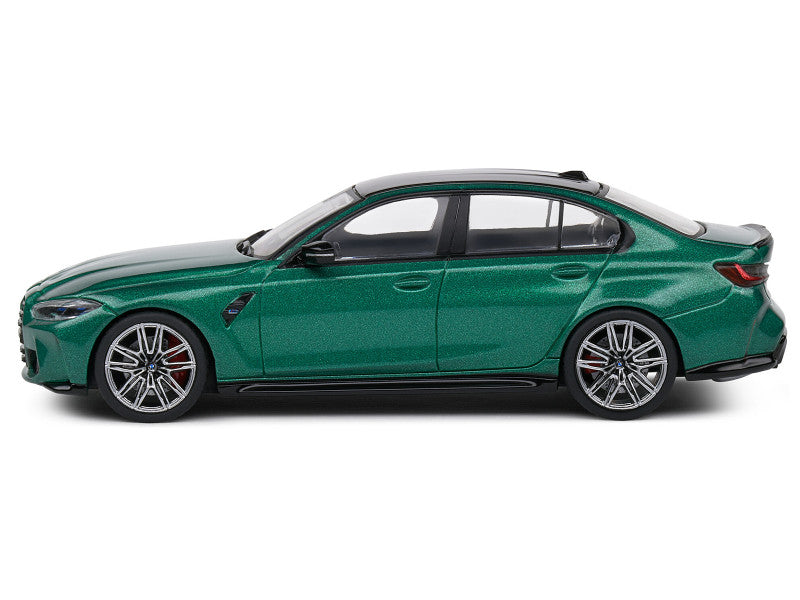 2023 BMW M3 Sedan (G80) Green Metallic W/Black Top 1/43 Scale Diecast Model S4315301
