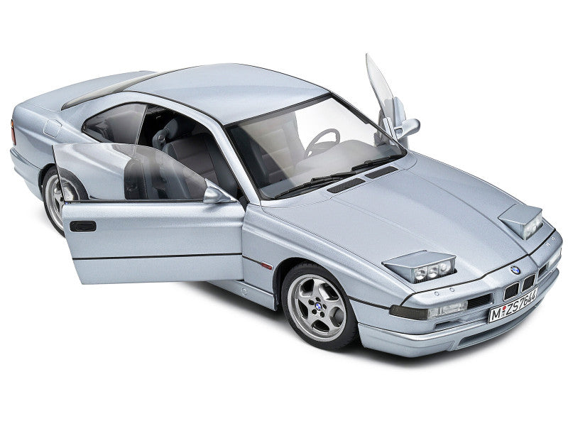 1992 BMW 850 (E31) CSI Artic Silver 1/18 Scale Diecast Model S1807004