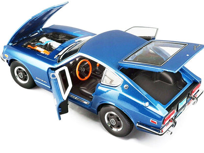 interior and engine shown on Datsun model car