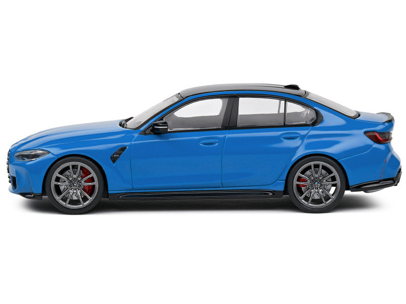 2023 BMW M3 Sedan (G80) Blue W/Black Top 1/43 Scale Diecast Model S4315302