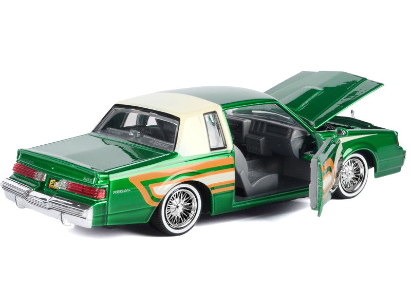 1987 Buick Regal 3.8 SFI Turbo Green W/Graphics 1:24 Scale Die cast 79023GRN