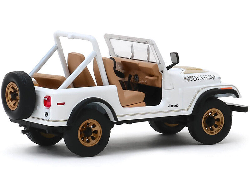 Model of a Jeep vehicle on a white background