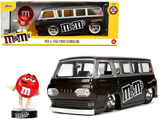 1965 Ford Econoline M&M's Bus 1/24 Scale Die cast Model Collectible 32027