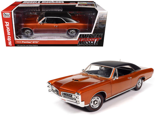 1966 Pontiac GTO model car with packaging on a white background
