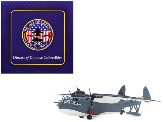 Model airplane with Diecast of Defense Collectibles logo in the corner
