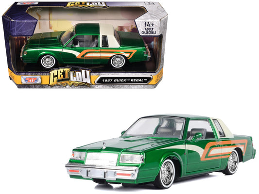 1987 Buick Regal 3.8 SFI Turbo Green W/Graphics 1:24 Scale Die cast 79023GRN
