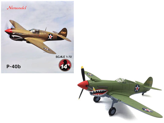 Curtiss P-40E Warhawk Fighter Aircraft United States Army Air Forces 1/72 Scale Diecast Model FS040A