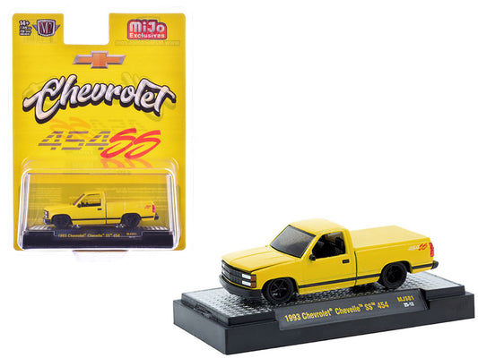 1993 Chevrolet SS 454 Pickup Yellow Diecast Model 31500-MJS81