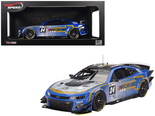 Model car with 'Top Speed' branding and a detailed design on a white background