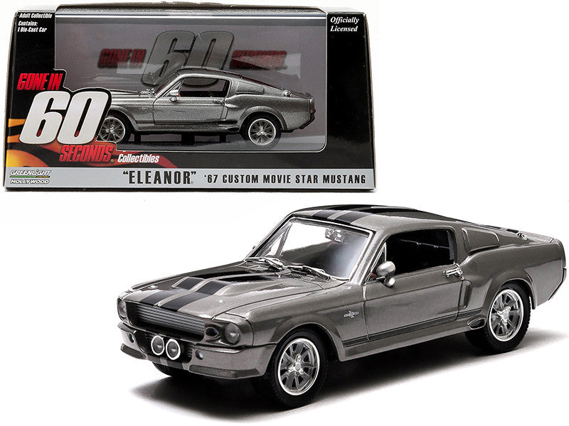 1967 Custom Movie Star Mustang model car with packaging on a white background