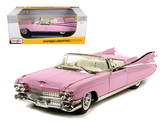 Cadillac in a box on white background