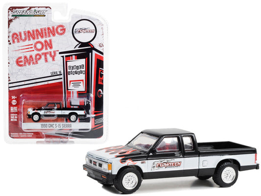 Model truck with 'Running on Empty' packaging on a white background