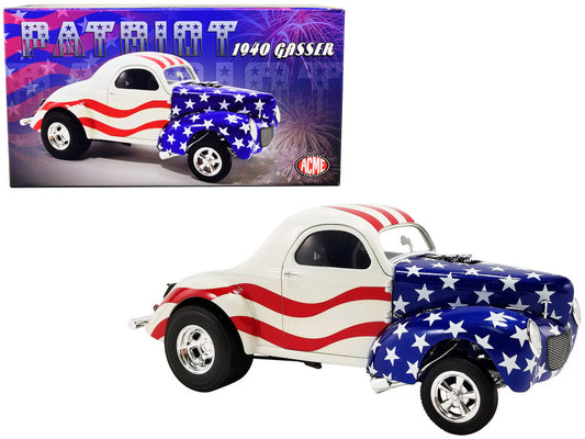 1940 Willys Patriot Gasser Drag Car 1:18 Scale Die-Cast Model A1800923