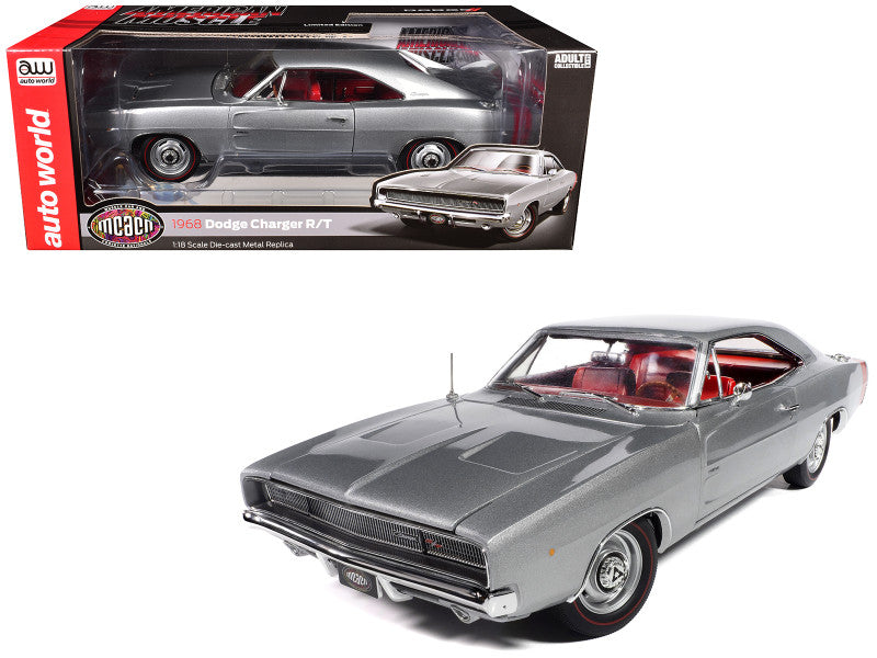 Autoworld Silver muscle car with box