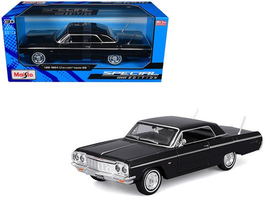 1964 Chevrolet Impala SS Black 1/26 Diecast Model Car 32908BK