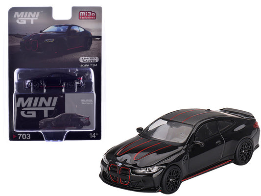 BMW M4 CSL Black Sapphire 1/64 Scale Diecast Model MGT00703