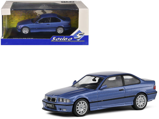 1999 BMW E36 M3 Coupe Estoril Blue Metallic 1/43 Scale Diecast Model Car S4315202