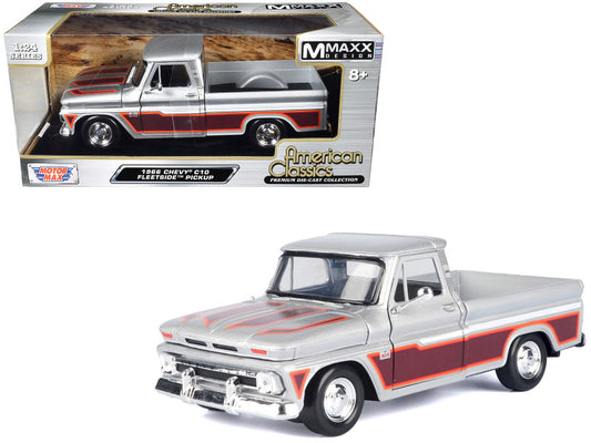 1966 Chevrolet C10 Fleetline Pickup model car in packaging with M2 Maxx branding.