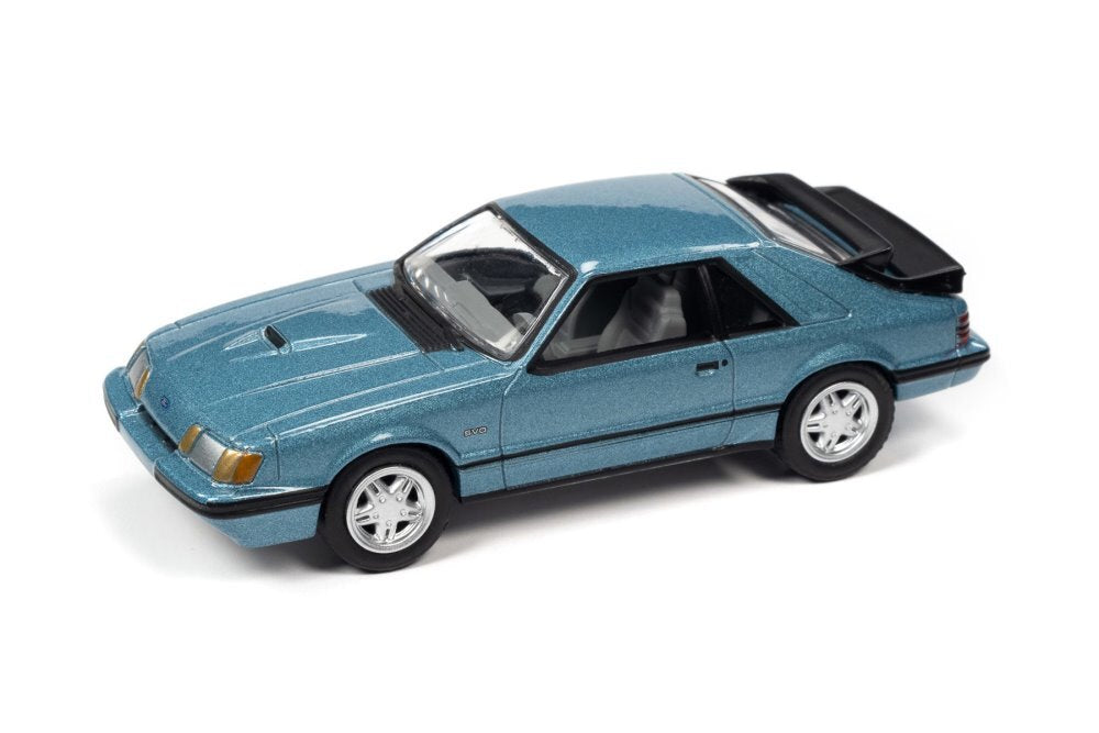 Model of a blue car on a white background